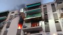 Crema un pis a Sarrià de Ter i les flames afecten els habitatges superiors