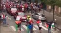 Activistes pro Palestina intenten aturar de nou La Vuelta, avui a Olot