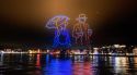 El Lloret Drone Festival il·lumina el cel amb 300 drons en homenatge al patrimoni de la vila