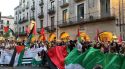 1.500 persones es manifesten a Girona en suport a Palestina
