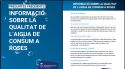SOM Roses denuncia que l’Ajuntament va amagar durant cinc dies les anomalies en l’aigua