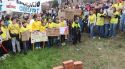 Més de mig miler de persones es manifesten a Sils per reclamar la construcció d'un institut