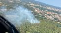 Controlat un incendi forestal entre Sant Gregori i Girona a tocar del barri de Taialà