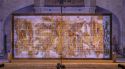 Joan Crous reinterpreta el Guernica amb una gran instal·lació al monestir de Banyoles