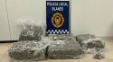 Detingut a Blanes amb més de 21 quilos de marihuana amagats en paquets de regal