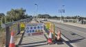 Comencen les obres de reparació dels laterals del pont del Ter a Torroella de Montgrí