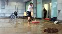 Evacuen vint pacients a l'Hospital de Blanes per una forta inundació