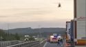 Mor la passatgera d'una moto en un accident amb un camió a l’AP-7 a Garrigàs