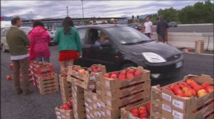 Un moment de la protesta © TV3
