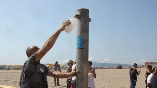 aigua, dutxes, Estartit, platja, anàlisi