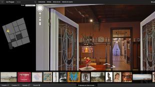 Captura de la visita virtual dins la Casa Masó