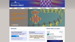 Captura de pantalla del nou web