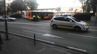Agents de la Policia Municipal de Girona al lloc dels fets © Catalunya Informació