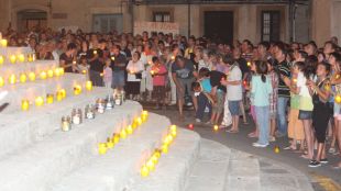concentració, Cassà de la Selva, homenatge, Terradas, Carbó