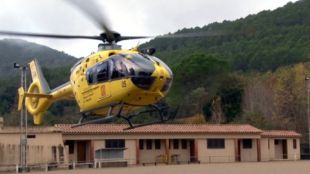 Helicòpter dels Bombers en un rescat, aquesta setmana (arxiu) © ACN