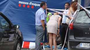 mort, baralla, trànsit, Figueres, Vilatenim, Carrefour