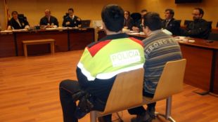 Josep Castiella durant el judici, aquest matí © ACN