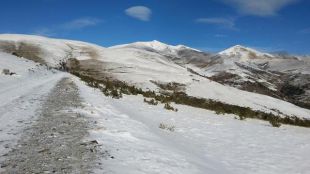 El cim de Balandrau (2585m), aquest matí © Jaume Fernández
