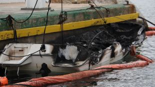 barca, cremada, incendi, platja d'aro, nena