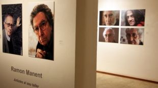Un espai de l'exposició de Ramon Manent 'Artistes al seu taller' © ACN