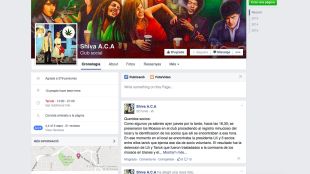 Pàgina de Facebook del club de cànnabis