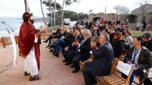Acte de presentació del Vívid d'enguany a Sant Martí d'Empúries © ACN