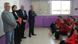 El programa 'Jo de gran vull ser com tu' ha començat avui a l'escola Migdia de Girona © ACN