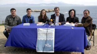 Presentació de la 8ª edició del festival Portalblau aquest matí © ACN