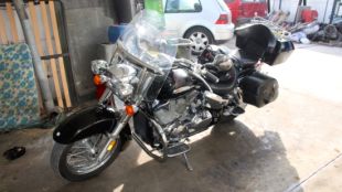 La moto on anava la víctima mortal de l'accident de Caldes de Malavella © ACN