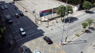 Cruïlla de la carretera Barcelona amb Emili Grahit on hi han càmeres © ACN