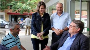 La candidata del PP a Girona, Concepció Veray, amb Francisco Vañó © ACN