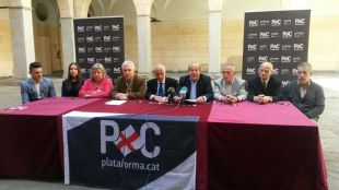 Membres de l'actual llista de PxC a Olot © Ràdio Olot