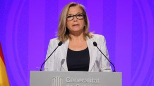 Joana Ortega, aquest matí © ACN