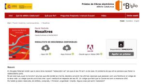 Pàgina de descàrrega del darrer llibre de David Nicholls