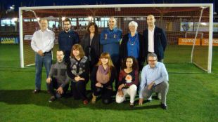 Els membres de la llista d'ERC d'Olot