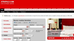 atrápalo, web