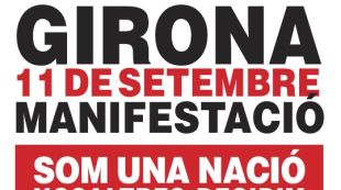 cartell, manifestació, diada, Girona