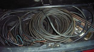 cable, elèctric, robatori