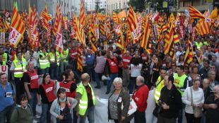 manifestació, 29S, vaga general, girona