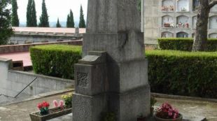 monolit, franquista, franco, franquisme, banyoles, cementiri