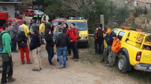 Voluntaris desplaçat a la zona de recerca © ACN