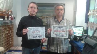Dos treballadors de l'administració de l'Anxova Milionària