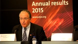 El president de l’Oficina Europea de Patents, Benoit Battistelli © ACN
