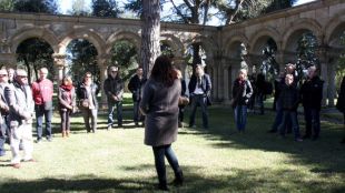 Un instant durant la visita guiada que s'ha fet aquest dissabte © ACN