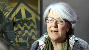 La portaveu d'ERC a l'Ajuntament de Girona, Maria Mercè Roca, el 24 de febrer © ACN