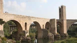 pont, besalú, romànic