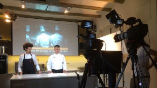 Un dels rodatges dels continguts pel MOOC (arxiu)