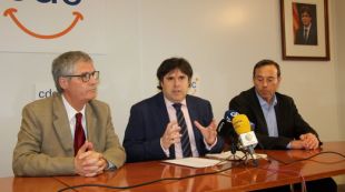 Eudald Casadeseús, Pere Vila i Pep Berga © ACN