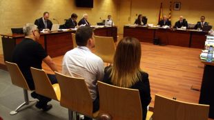 L'exdirector de la sucursal bancària i els dos socis de la immobiliària © ACN