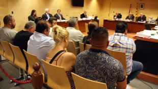 Els suposats narcotraficants, durant el judici (arxiu) © ACN